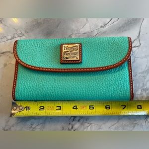 Dooney & Bourke Wallet Teal/Brown